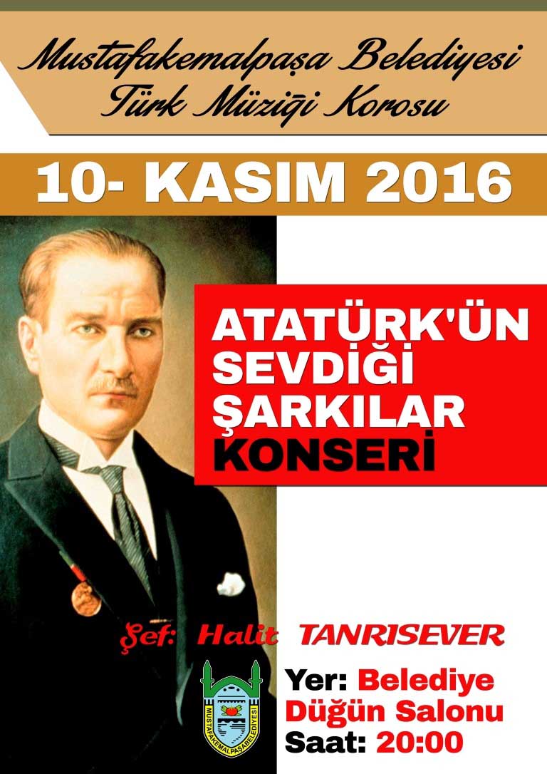 Atatürk sevdiği şarkılarla anılıyor 