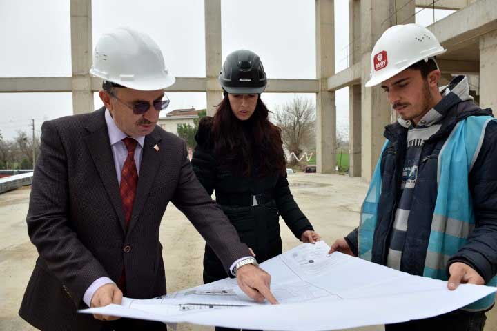 Bölgenin mega yatırımı Mustafakemalpaşa'da yükseliyor