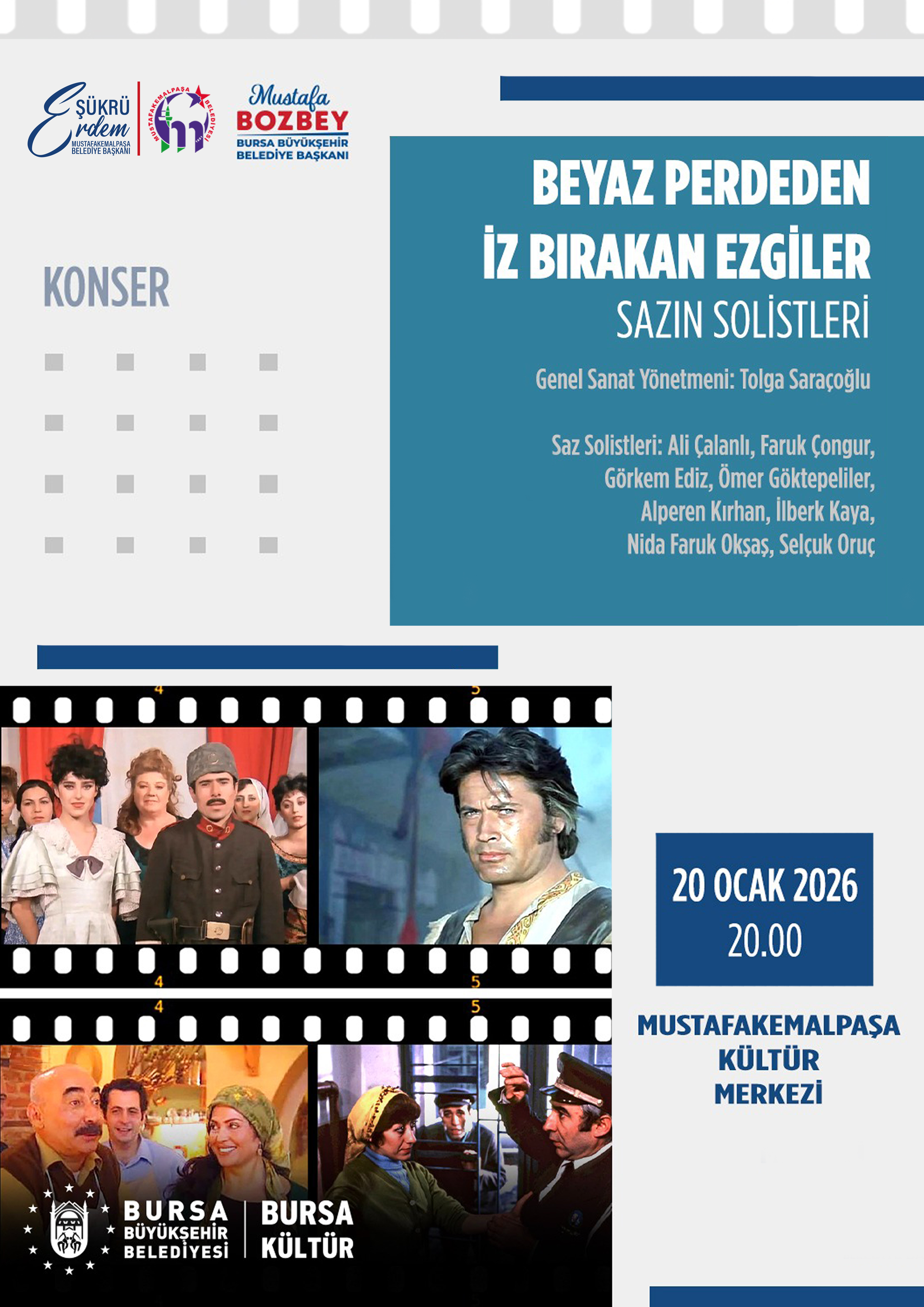 Beyaz Perdeden İz Bırakan Ezgiler Konseri