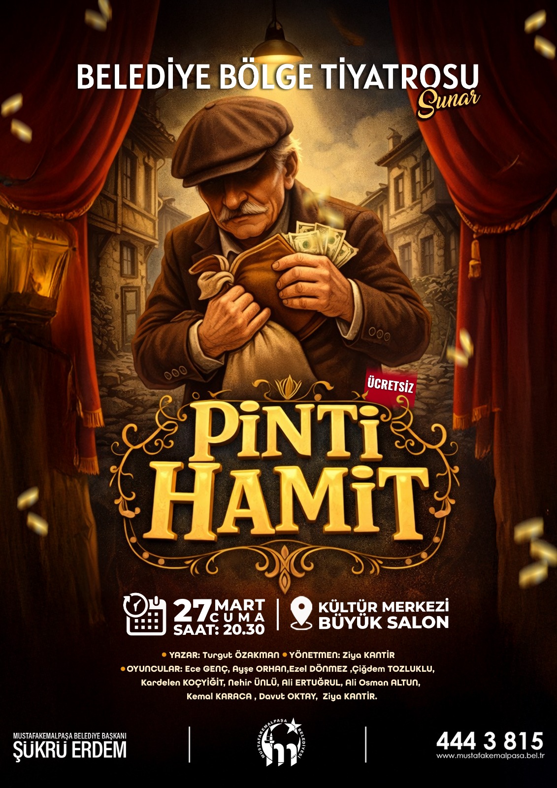 PİNTİ HAMİT.. BELEDİYE BÖLGE TİYATROSU SUNAR