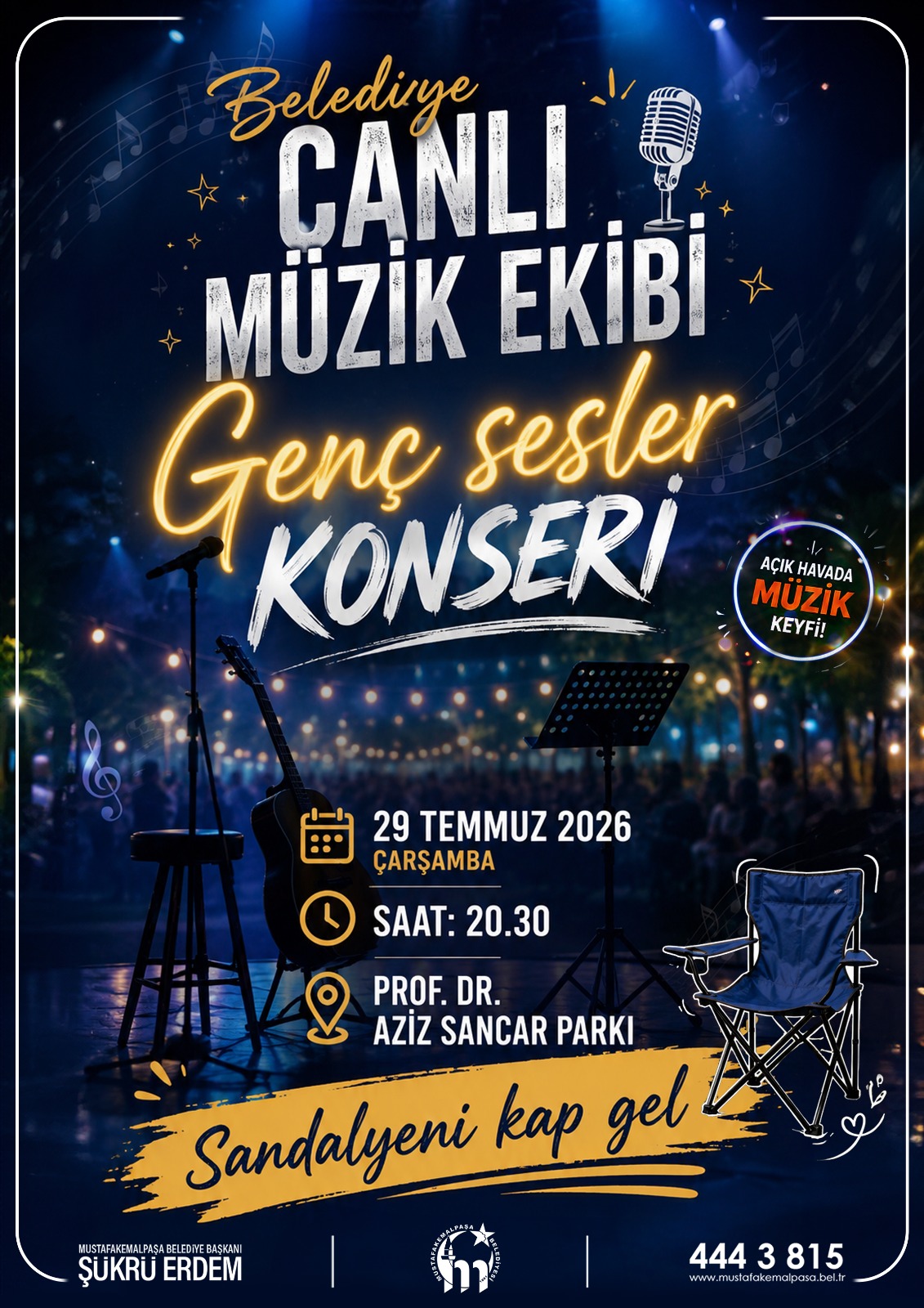 Belediye Canlı Müzik Ekibi Genç Sesler Konseri 
