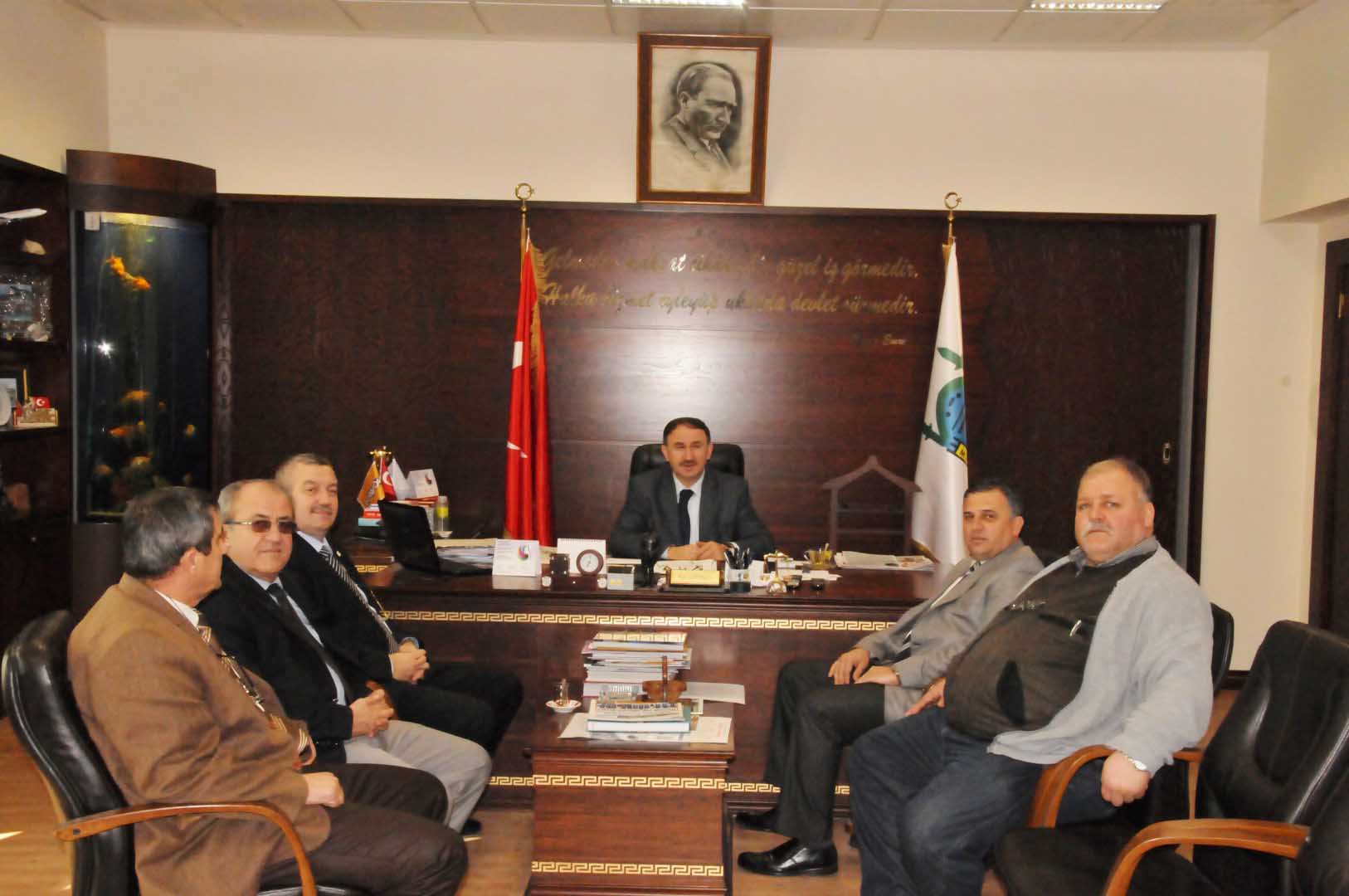 Başkan Kurtulan'a Türk Kızılayı'ndan teşekkür ziyareti 