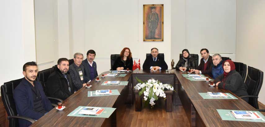 Başkan Kurtulan'a Yörük Türkmen ziyareti 