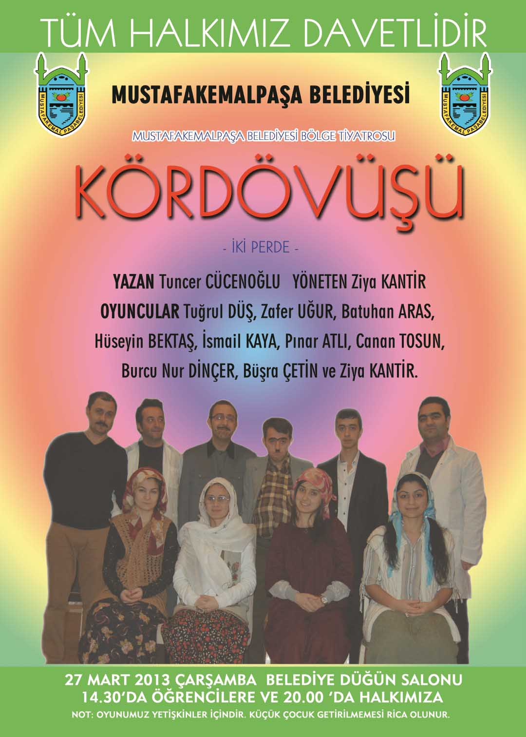 Bölge Tiyatrosu’ndan ‘Kördövüşü’ 